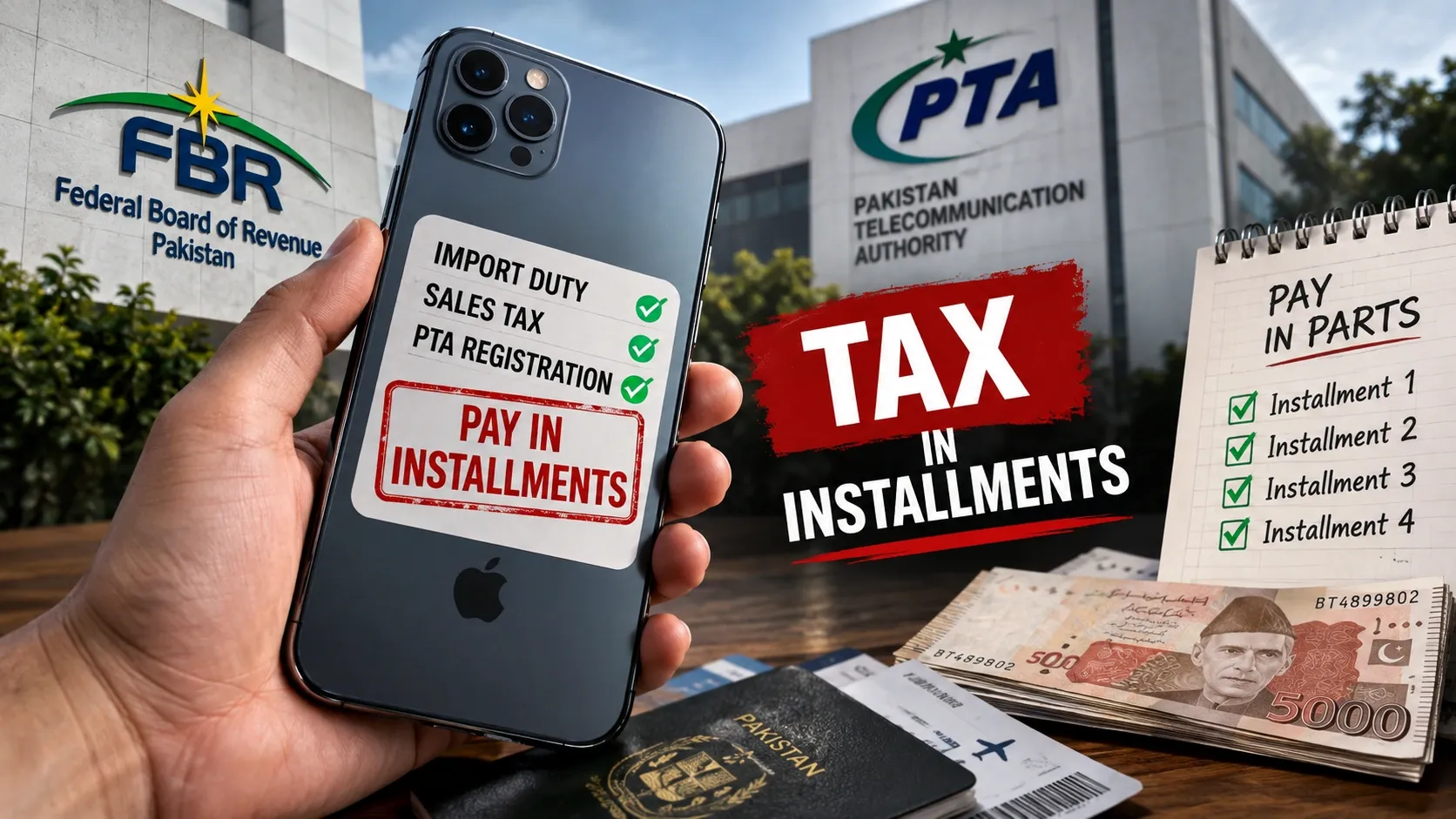 FBR Finally Unlocks PTA Tax Installments, But Buyers Must Wait